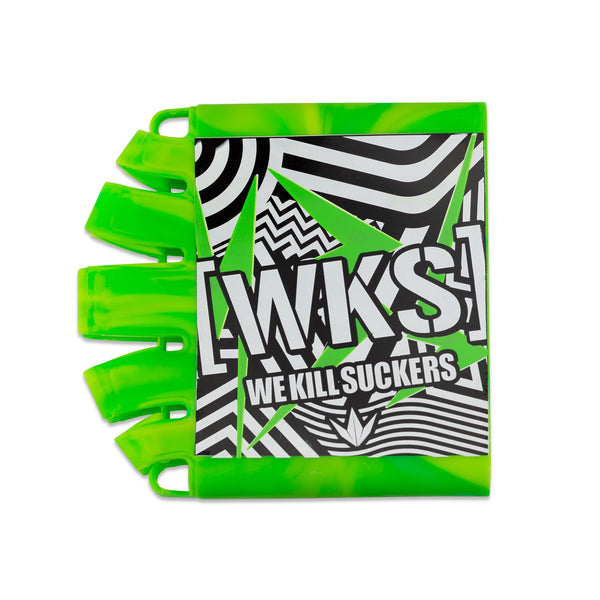 Bunkerkings - Knuckle Butt Tank Cover - WKS Shred - Lime