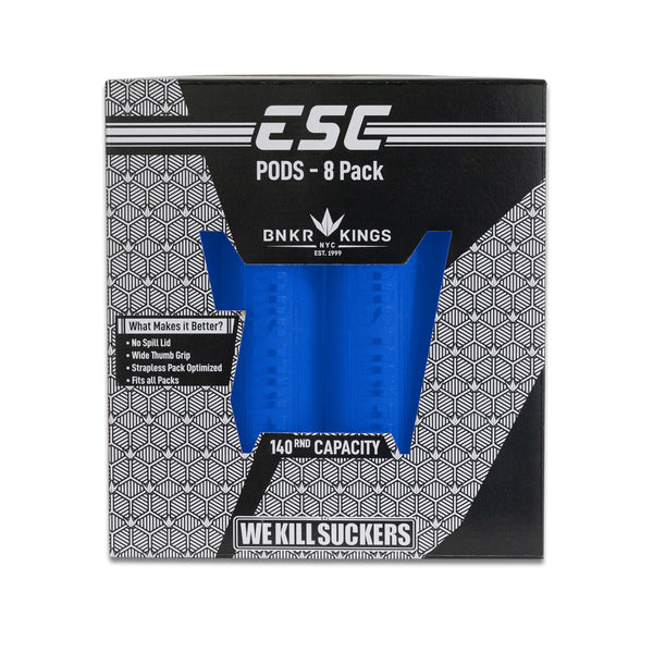 Bunkerkings ESC Pods - 8 Pack - Blue