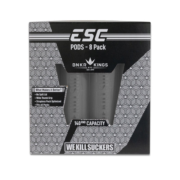 Bunkerkings ESC Pods - 8 Pack - Clear