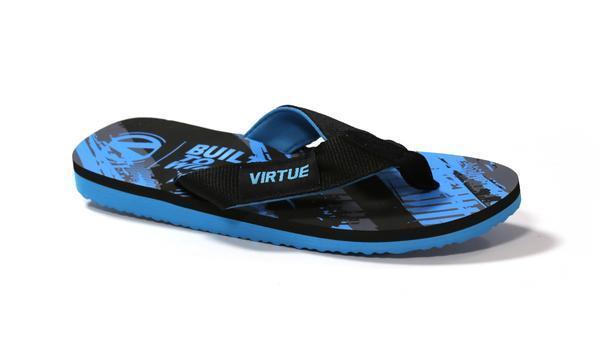 Virtue Onset Flip Flops - Graphic Cyan