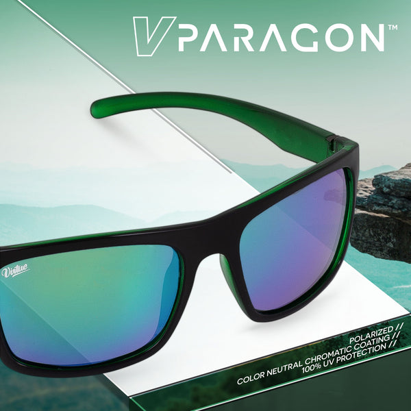 Virtue V-Paragon Sunglasses - Polished Emerald Black